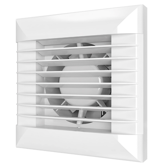 Ventilator de evacuare axial cu jaluzele VentEurope AUTO 125 D125 White