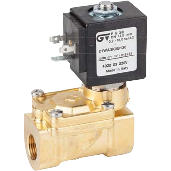 Valvă solenoidă de acțiune indirectă 3/8 220V Genebre
