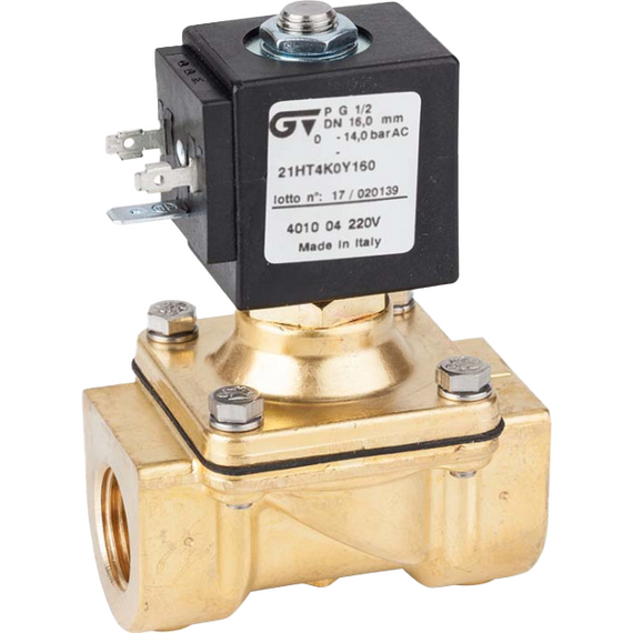 Клапан cоленоидный смешанного действия 1/2 220V  Genebre фото