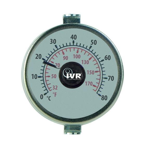Termometru de contact pentru colectoare d.40 0-120C IVR