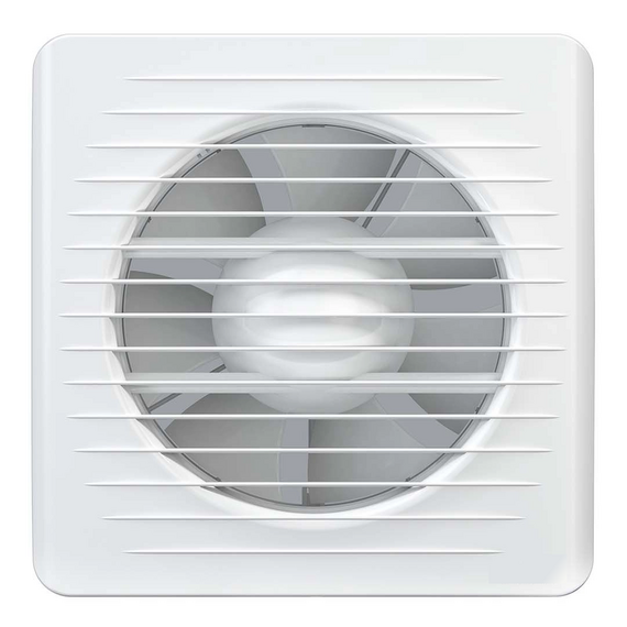 Ventilator de evacuare axial cu supapa si sensor de umiditate VentEurope CLASSIC 125 BD HT