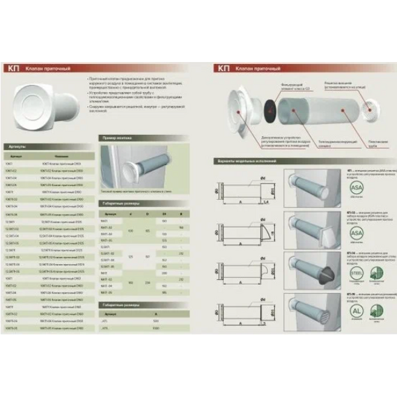 Ventil de admisie foliat Era 12,5SAV050-01 D125, 3 image