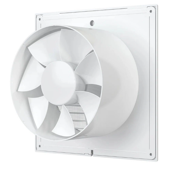 Осевой вытяжной вентилятор с сеткой VentEurope REFINED 150 White, изображение [1] фото