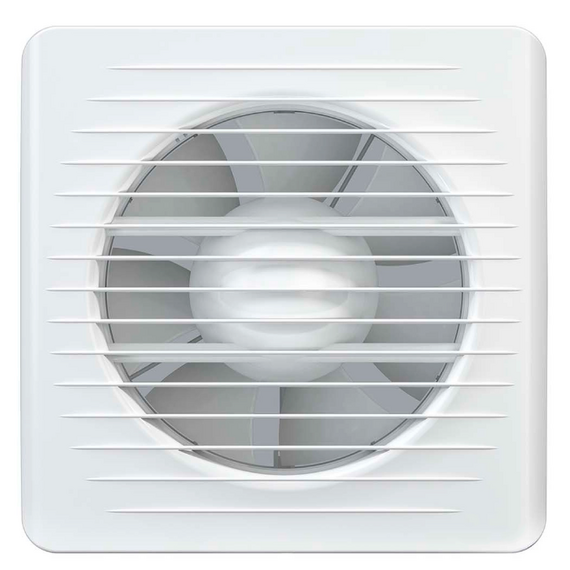Ventilator axial de extractie cu clapeta de retinere, plasa anti-tantari si temporizator VentEurope, 2 image