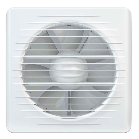 Ventilator de evacuare axial cu supapa VentEurope CLASSIC 150 BD White, 2 image