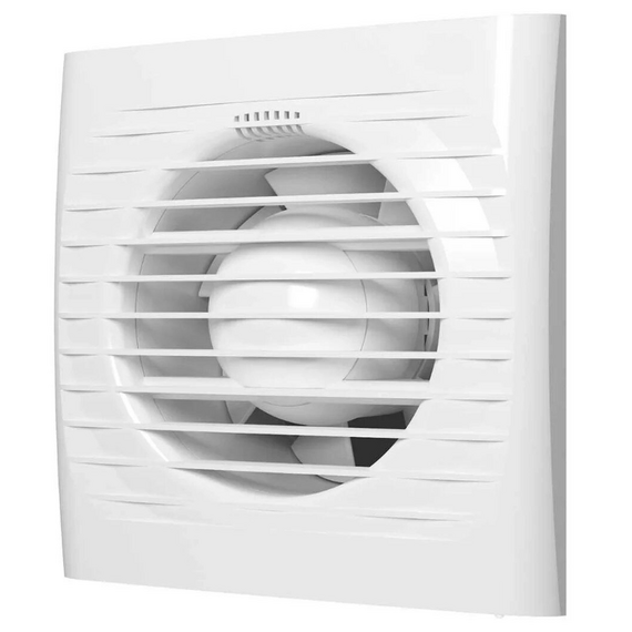 Ventilator de evacuare axial cu supapa VentEurope EASY 125 BD D125 White, 3 image