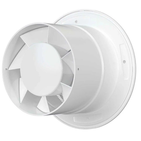 Осевой вытяжной потолочный вентилятор VentEurope CIRCLE 100 White, изображение [1] фото