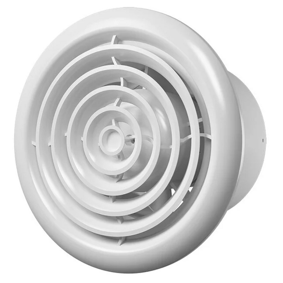 Осевой вытяжной потолочный вентилятор VentEurope CIRCLE 100 White фото