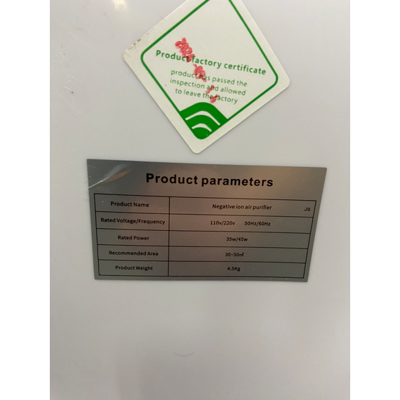 Очиститель воздуха с УФ лампой, и ионизатором Promistral, 6 image