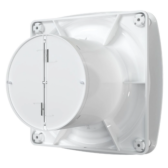 Ventilator de evacuare axial cu supapa VentEurope FINE 100 BD White, 4 image