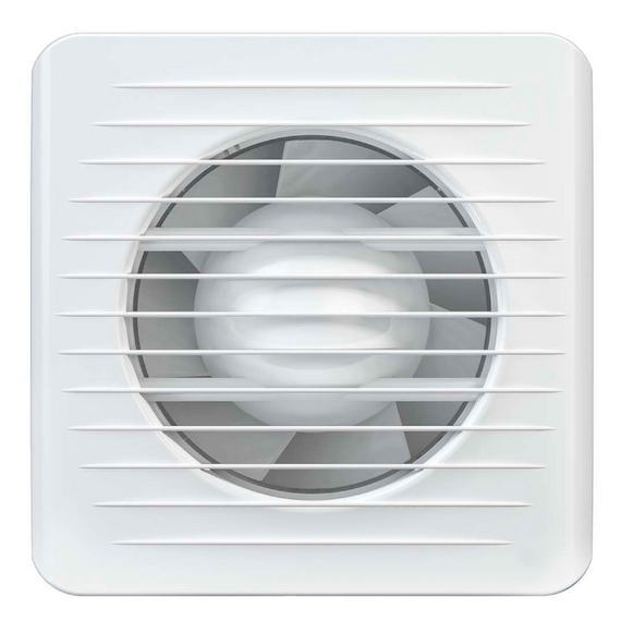 Осевой вытяжной вентилятор VentEurope с обр. клапаном, антимоск.сеткой и таймером д. 100, изображение [1] фото