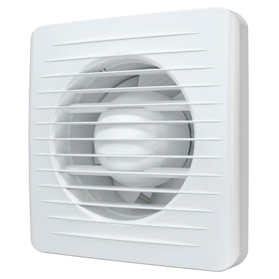 Осевой вытяжной вентилятор VentEurope с обр. клапаном, антимоск.сеткой и таймером д. 100 фото