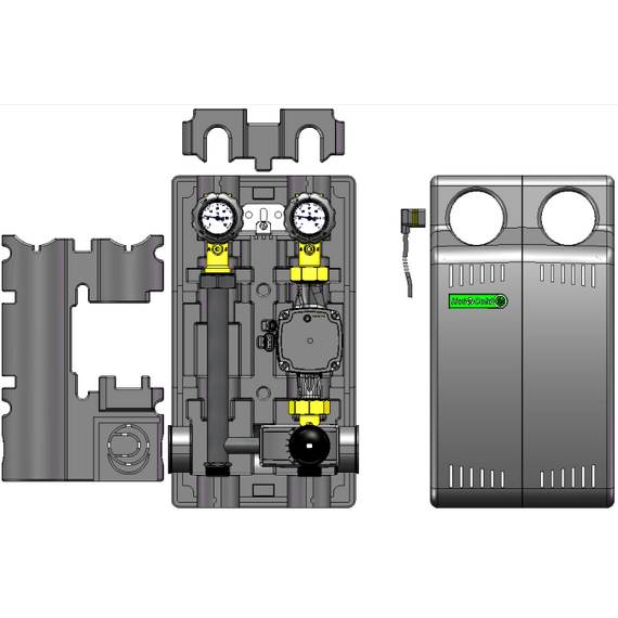 Насосная группа прямого монтажа Novasfer GRRME DN25 (UPM3 HYBRID)