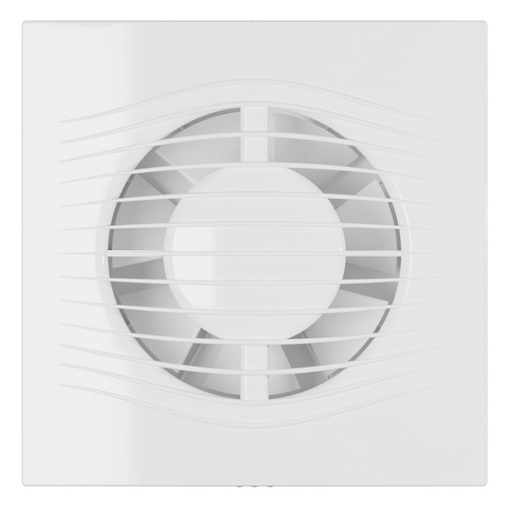 Ventilator evacuare axial cu supapa VentEurope ELEGIA 125 BD D125 White, 2 image