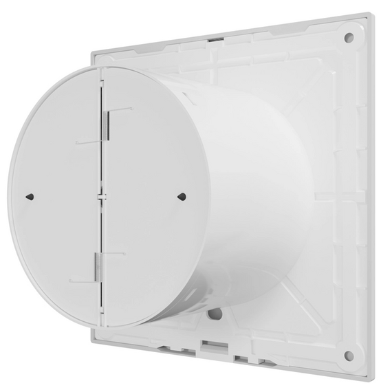 Ventilator evacuare axial cu supapa VentEurope ELEGIA 125 BD D125 White, 3 image
