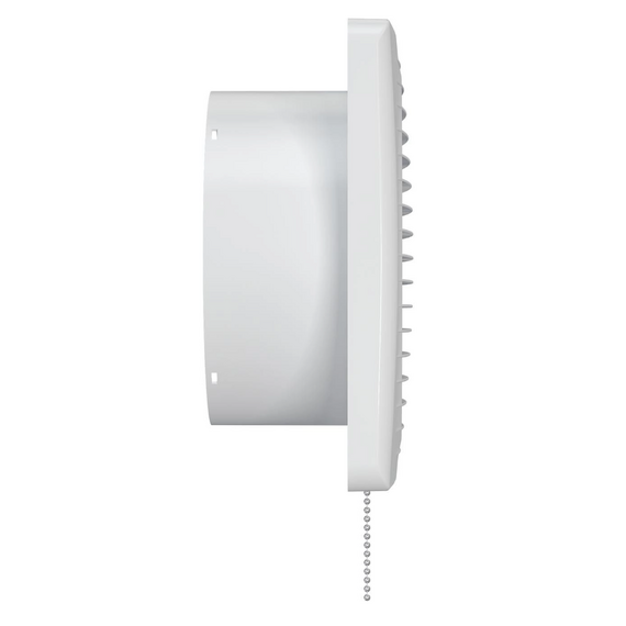 Осевой вытяжной вентилятор с сеткой и шнурком VentEurope CLASSIC 150 PS White, изображение [1] фото