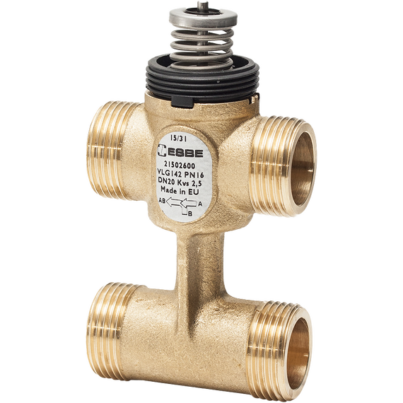 Клапан фанкойла VLG142 PN16 15-0.6 G1/2 ESBE фото