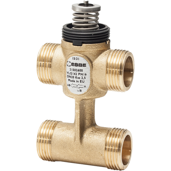 Клапан фанкойла VLG142 PN16 20-4 G3/4 ESBE фото