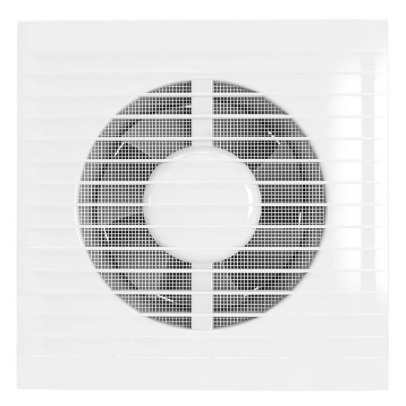 Осевой вытяжной вентилятор с сеткой VentEurope REFINED 125 White, изображение [1] фото