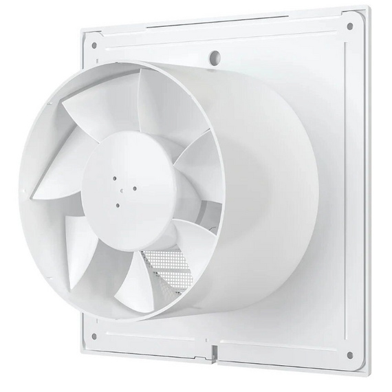 Осевой вытяжной вентилятор с сеткой VentEurope REFINED 125 White, изображение [1] фото