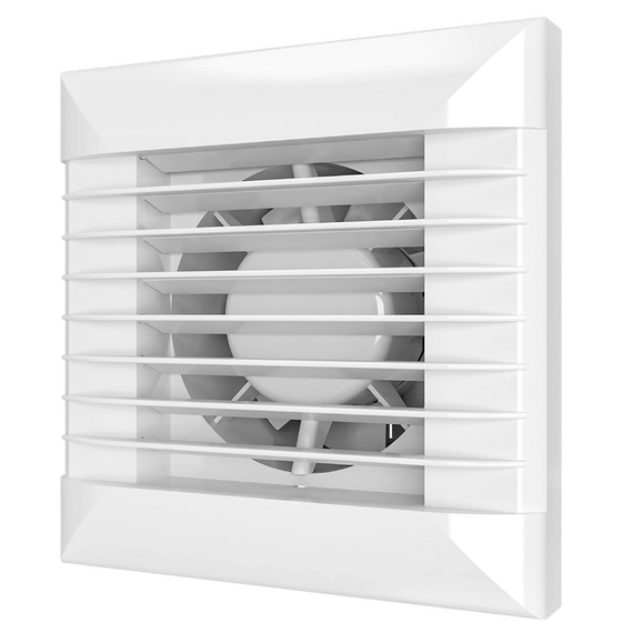 Ventilator de evacuare axial cu jaluzele VentEurope AUTO 100 White