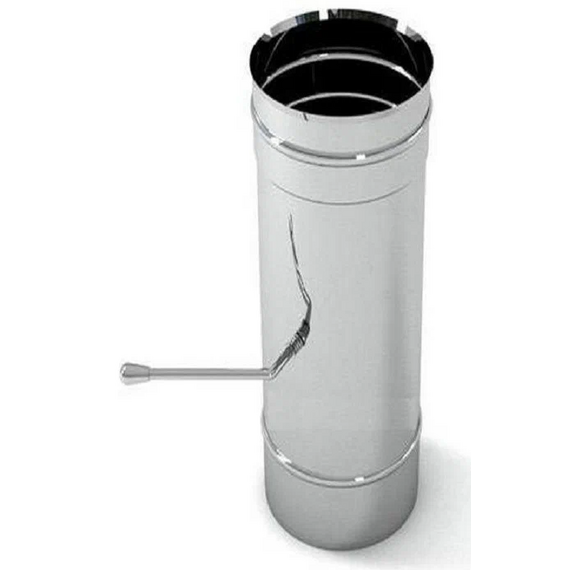 Regulator pentru evacuarea fumului Ferrum D130 (0,5 mm), 3 image