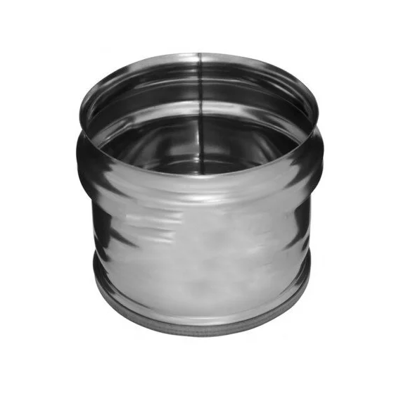 Заглушка внешняя для дымохода нижняя Ferrum D150 (0,5мм) фото