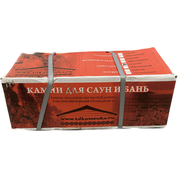 Камень для сауны Теплодар Габбро-диабаз 20 кг (коробка), изображение [1] фото