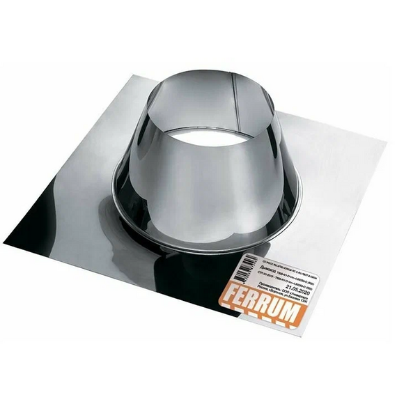 Крышная разделка прямая Ferrum D210 (0,5мм) фото