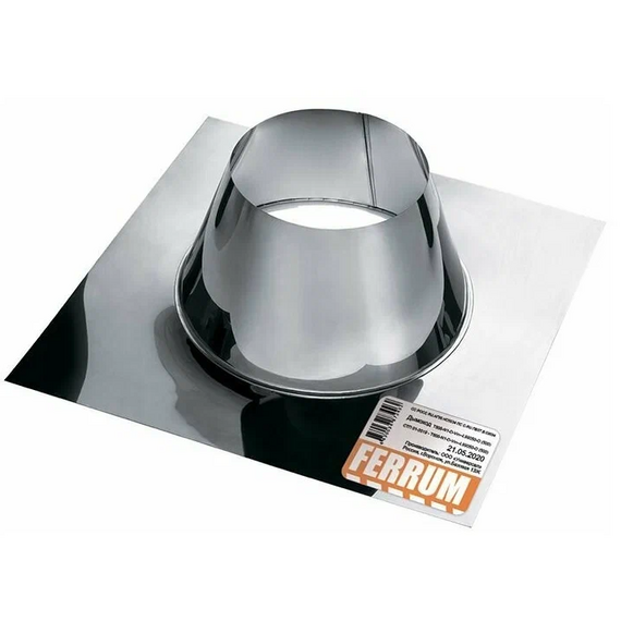 Крышная разделка прямая Ferrum D280 (0,5мм) фото