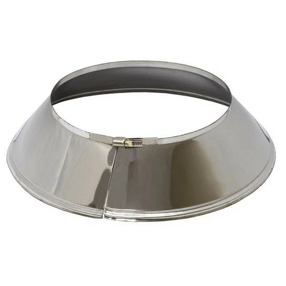 Юбка для дымохода Ferrum D130 (0,5мм) фото