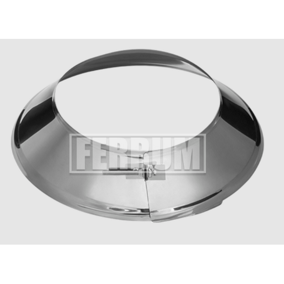 Юбка для дымохода Ferrum D130 (0,5мм), изображение [1] фото