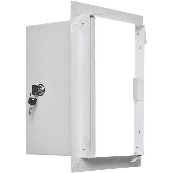 Ревизионный люк металл. с замком 250 х 250 фото