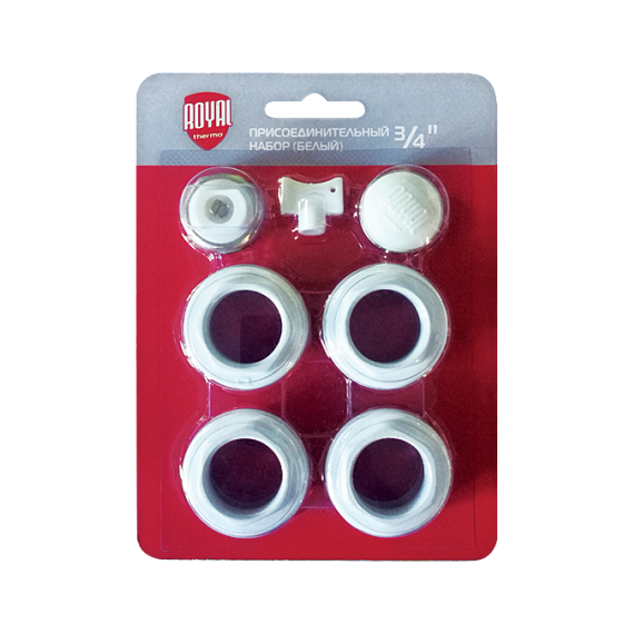 Set de accesorii Royal Thermo 3/4'' Alb