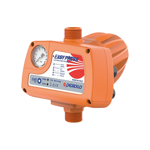 Regulator electronic de presiune cu manometru EASYpress (pex-al-pex) II M (1.5 kW) Pedrollo
