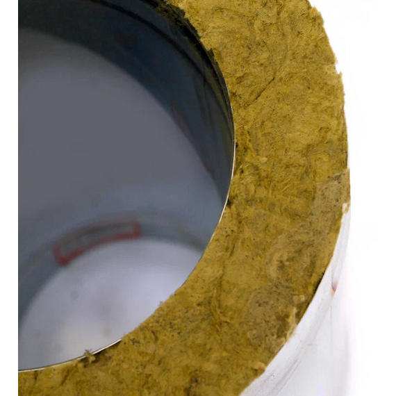 Coș de fum sandwich cu perete dublu 1m Ferrum (430/0,8) D115x200, 8 image