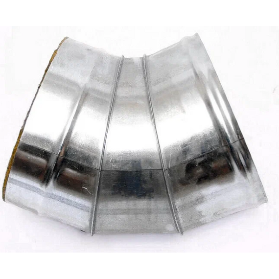 Сэндвич-колено для дымохода 135° Ferrum (430/0,5мм) D115х200, изображение [1] фото