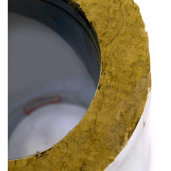 Țeavă dublă perete, 1 m Ferrum (430/0,5) D130x200, 9 image