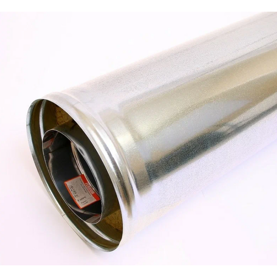 Țeavă dublă perete, 0,25 m Ferrum (430/0,5) D130x200, 4 image