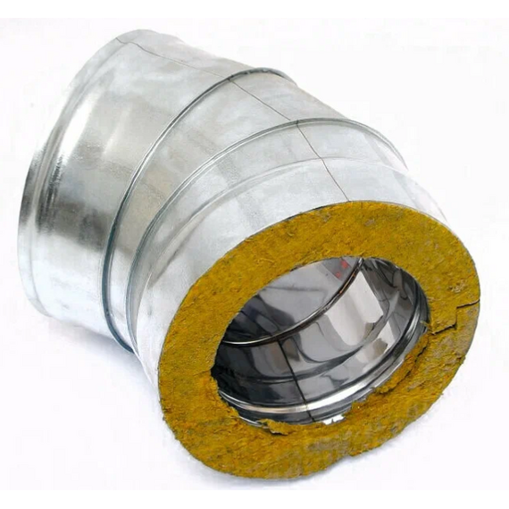 Cot pentru coșul de fum tip sandwich, 135° Ferrum (430/0,5 mm) D130x200, 5 image