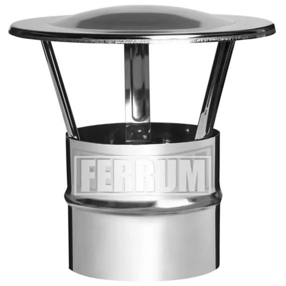 Parasolar pentru țeavă de evacuare a fumului Ferrum D150 (0,5 mm), 2 image