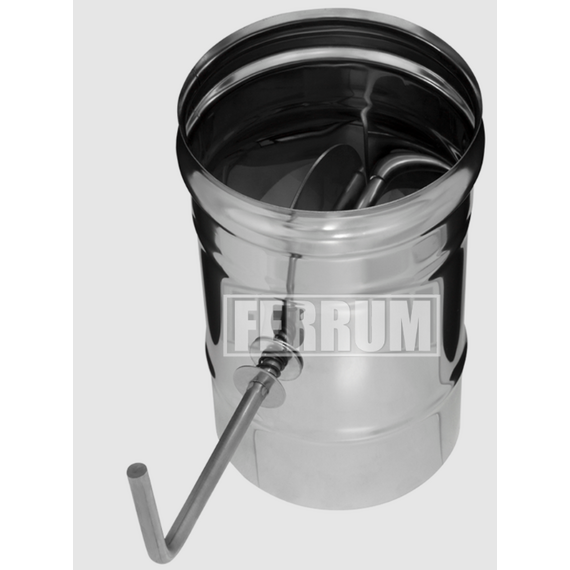 Obturător pentru coșul de fum Ferrum D150 (0,5 mm), 4 image