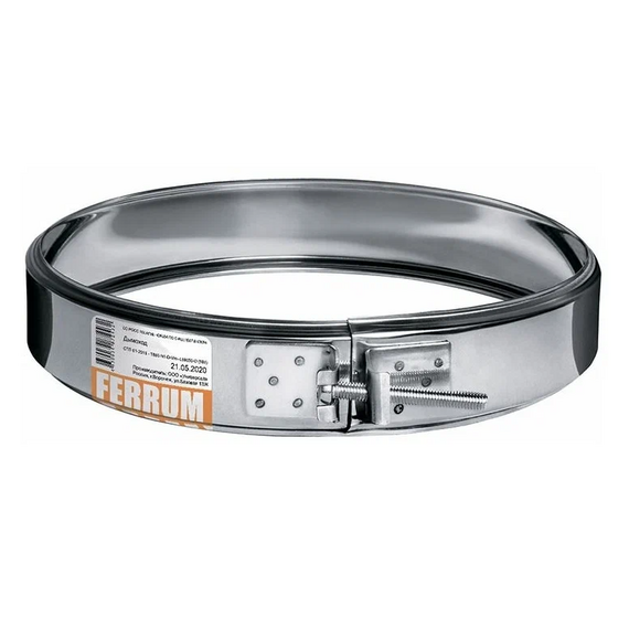 Colier de strângere pentru coșul de fum Ferrum D180 (0,5mm)