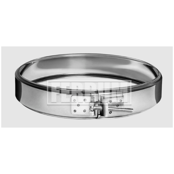 Colier strângere pentru coș de fum Ferrum D280 (0,5mm), 2 image