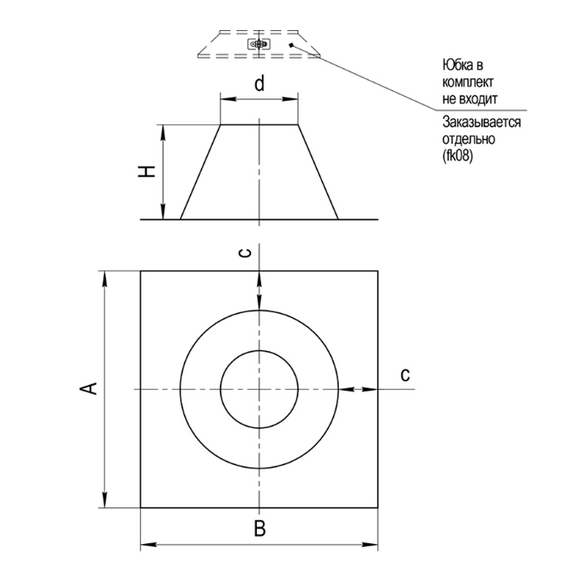 Finisaj de acoperiș drept Ferrum D280 (0,5mm), 4 image