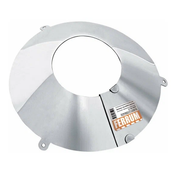 Flanșă pentru coș de fum Ferrum D250-280 (0,5mm)