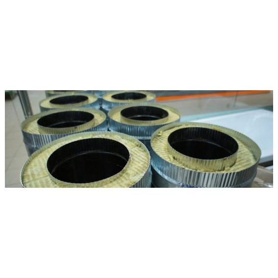 Coș de fum sandwich dublu perete 1m TEPLODAR D115х200 z/n, 8 image