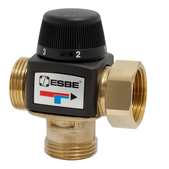 VTA378 Ventil termostatic de amestec 20-55°C, Kvs=3.4, RN1-G1 20 ESBE (multipack, piuliță)