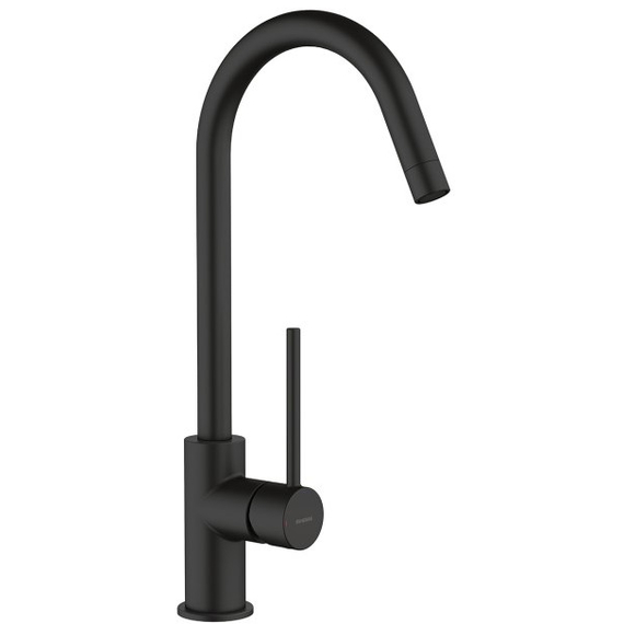 Baterie pentru bucătărie Genebre TAU Black Cold Start (cu gât 350mm)