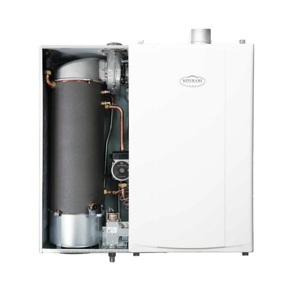 Cazan gaz NEW HYBRID - 35 / 34,9 kW / 350m2 (încălzire și ACM) KITURAMI, 3 image
